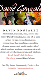 Mobile Screenshot of davidgonzalez.com